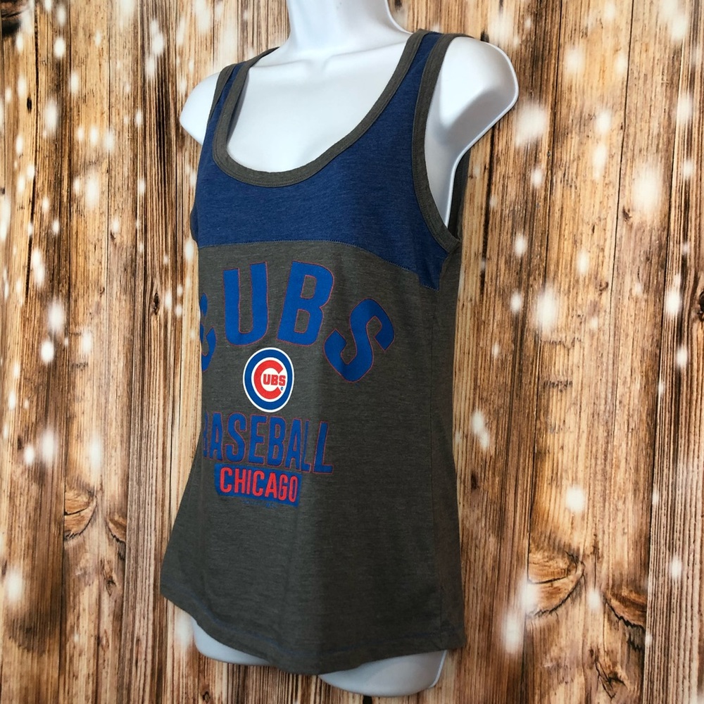 Chicago Cubs Baseball Tank Top - Picture 2 of 7
